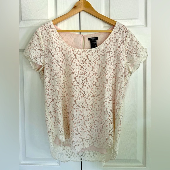 Aritzia Talula Cream Blouse, sz Large - Picture 1 of 4